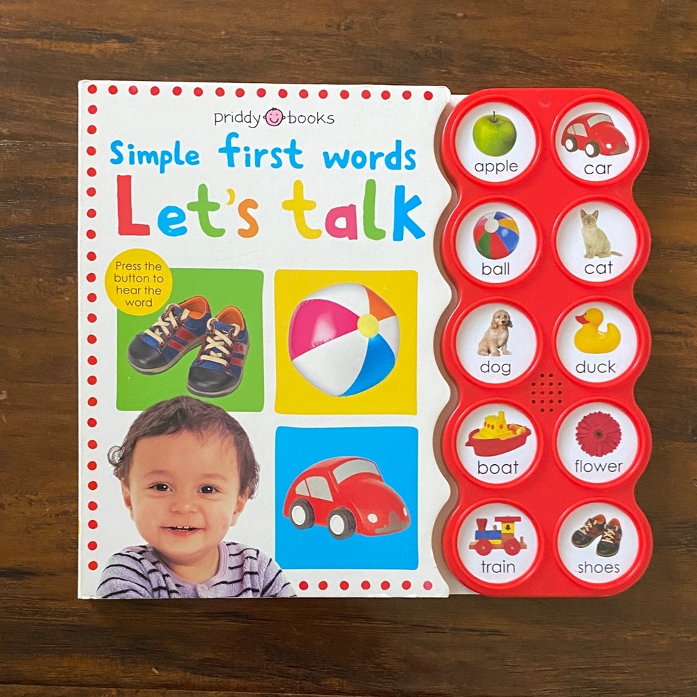 Let's Talk: Simple First Words Sound Board Book